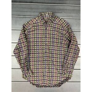 The Territory Ahead Button Up Shirt Mens XL Multicolor 100%‎ Cotton Checkered